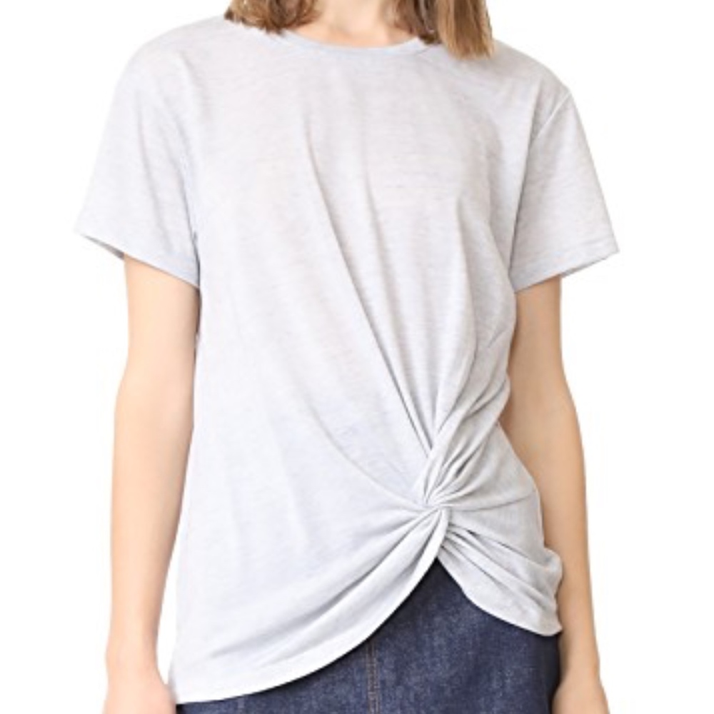 Club Monaco Aren Twist Tee, White